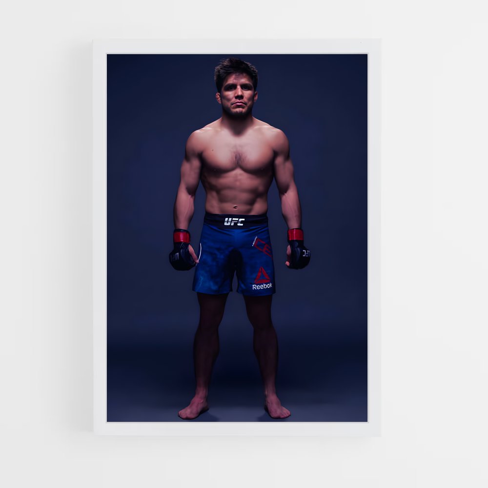 Poster Champion d'Octogone – affiche MMA (vue 3)